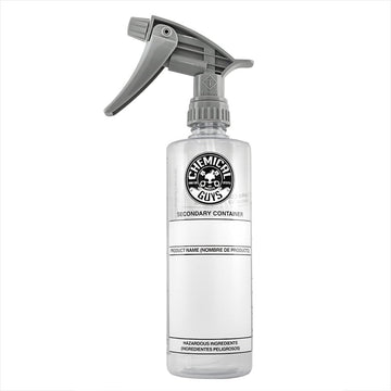 Chemical Guys ACC151 Secondary Container Dilution Bottle with Heavy Duty Sprayer, 16 oz 1 Pack W/ Heavy Duty Sprayer