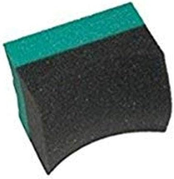 ChemicalGuys ACC_300 TIRE Dressing Countour Foam APPLICATOR Double Wide GRN/BLK