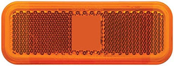 Optronics A-44ABP Amber Replacement Lens for Rectangular Marker/Clearance Light