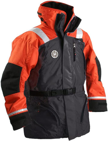 First Watch AC-1100 Flotation Coat - Orange/Black - XL