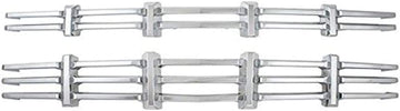 Bully GI-125 Grille Overlay (Chevy Silverado Z71 Triple Chrome Plated ABS Plastic - 2 Pieces)