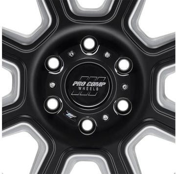 Pro Comp Wheels Gunner Black Wheel with Painted (20 x 10. inches /6 x 135 mm, -18 inches Offset)