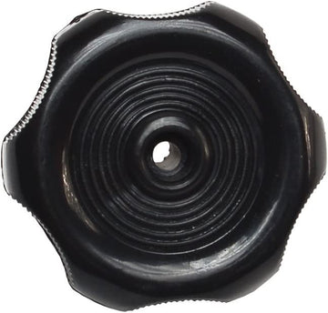 RV Designer Collection H713 Black 1 Inch Plastic Shaft Knob 1 inch Shaft Black