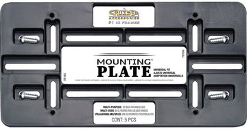CRUISER ACCESSORIES 79150 Mounting Plate, Black, 1 Mount