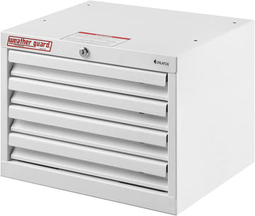 Weather Guard 9914302 4 Drawer Tall Cabinet, White