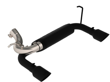 MBRP S5528BLK BLK 2 1/2" Dual Rear Exit Axle Back Black Coated