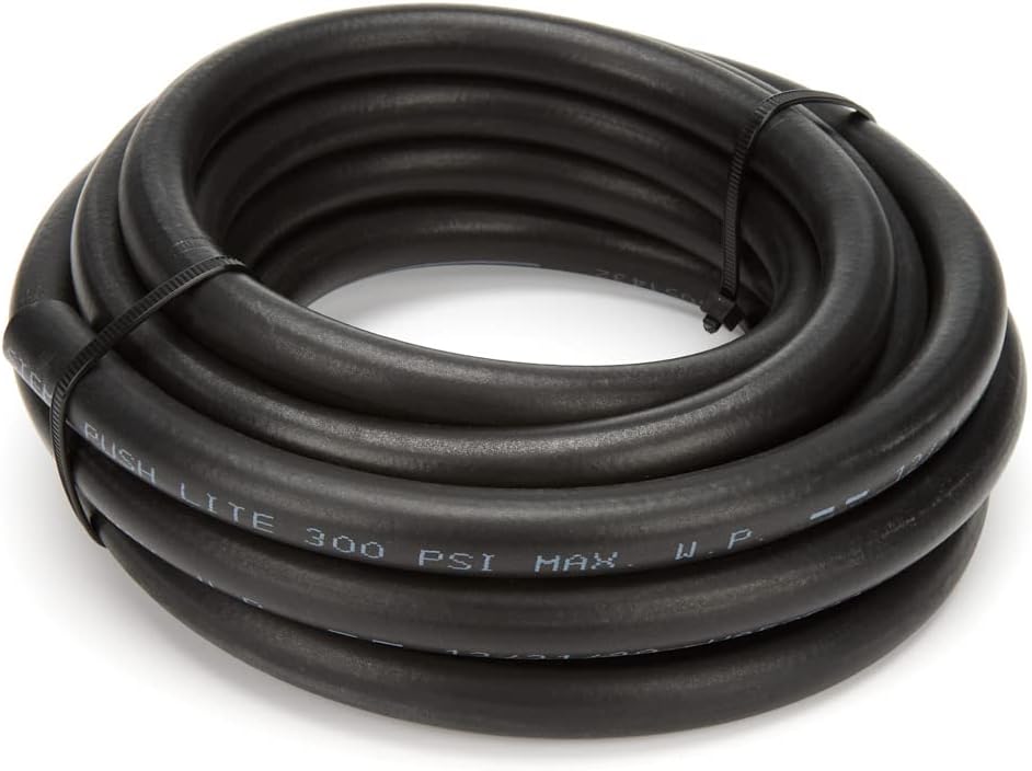 #6cPush-Lite Hose 15ft Hi-Temp - Black