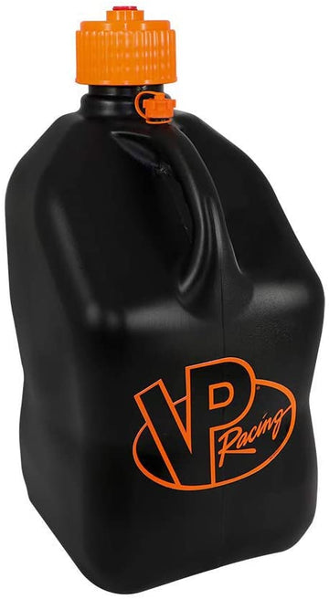 VP Racing Fuels-3852 Motorsport Container V-Twin Sq. - Black/Orange 1 Jug Black/Orange