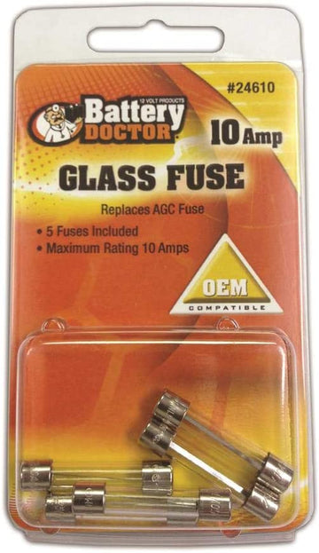 Wirthco Engineering 24605 AGC Glass Fuse - 5A, Pack of 5