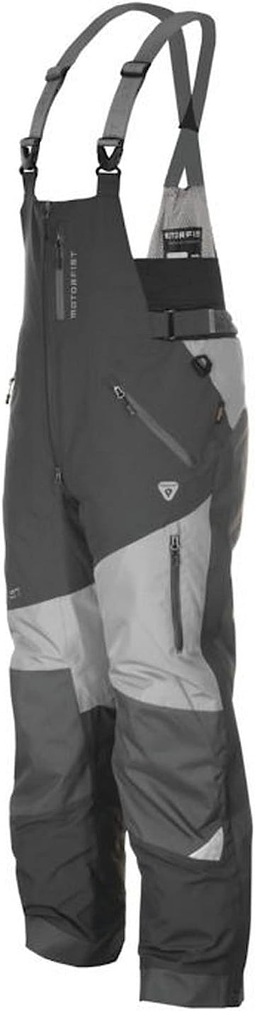 Motorfist Redline Mens Snow Bibs Stealth Gray XL