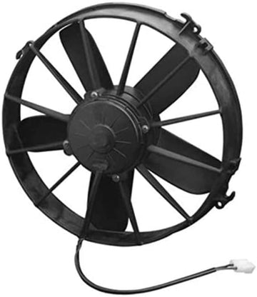 Spal 30102025 Pusher Fan (12In High Performance ; Straight Blade; For Use W/ 30Amp Fuse at 13V), 1 Pack