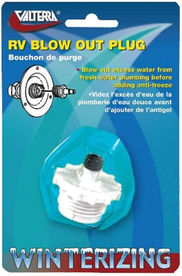 Valterra P23500VP White RV Blow-Out Plug