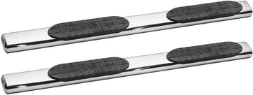 Westin 21-64130 Stainless Steel Pro Traxx 6 Oval Nerf Step Bars | Fits 2019-2020 Silverado/Sierra 1500 Crew Cab 2019-2020 | 2020 Silverado/Sierra 2500/3500 Crew Cab | 1 Pair