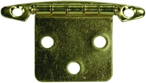 JR Products 70615 Brass Free Swing Flush Mount Hinge