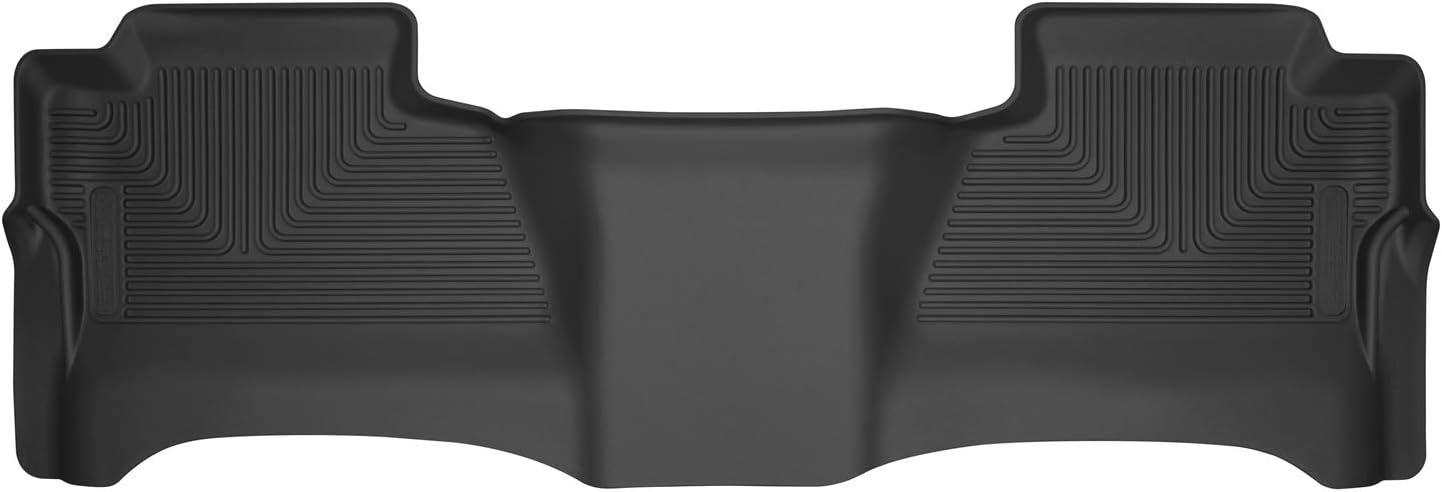 Husky Liners 53211 2nd Seat Floor Liner Fits 14-18 1500, 15-19 2500/3500HD Silverado/Sierra Crew Crew Cab X-act Contour 2nd Seat Floor Mat Black