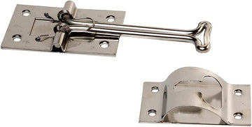 RV Designer Collection E224 4 Inch Stainless Steel "T" Self Closing Entry Door Holder