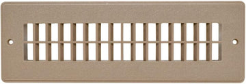 Valterra A10-3365VP Heating and A/C Floor Register - 2-1/4" x 10", Light Brown