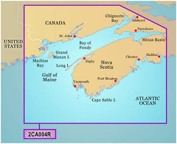 Garmin BlueChart g2 Vision Bay of Fundy Saltwater Map microSD Card