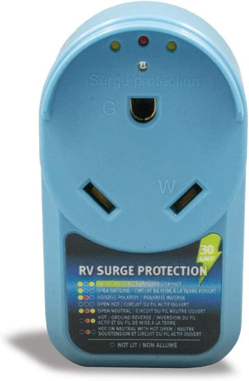 Dicor 30 AMP Plug RV Surge Protector, 30 amp, 125 VAC Plug