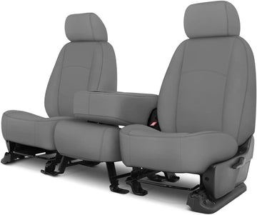 Covercraft Carhartt SeatSaver Custom Seat Covers | SSC3484CAGY | 1st Row 40/20/40 Bench Seat | for 2019-2021 Ram 2500/3500 | Gravel