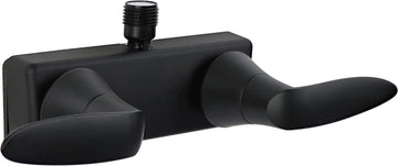 Empire Faucets Double Lever Shower Valve, 1pc - Matte Black RV Bathroom Faucet Valve, Non-Metallic with Vacuum Breaker