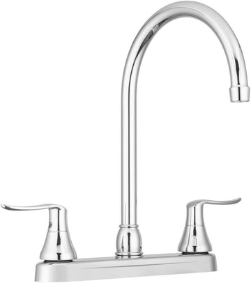 Dura Faucet (DF-PK330HLH-CP) RV Elegant J-Spout Kitchen Faucet (Chrome) Chrome Polished