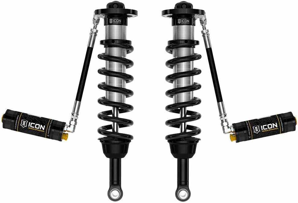 ICON - 58770C - ICON 22-23 Compatible with/Replacement for Toyota Tundra 1.25-3.5" Lift 2.5 VS Front Coilover Kit w/CDCV, Pair