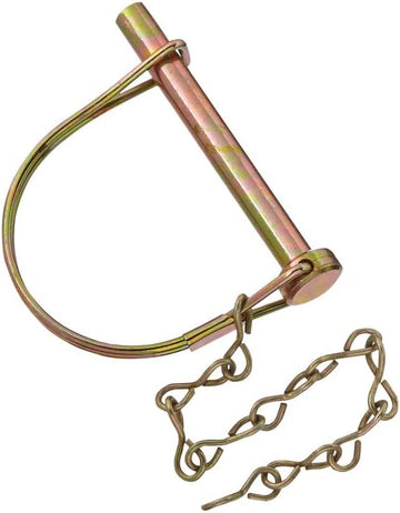 RV Designer H421, Coupler Lock Pin with Chain,  5/16 inch x  2-1/2 inch, Outside RV Towing Hardware