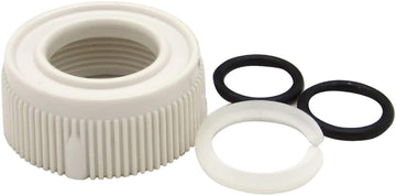 Dura Faucet (DF-RK510-WT) RV Faucet Spout Nut and Rings Replacement Kit (White)