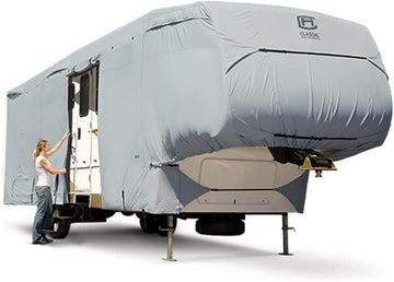 Classic Accessories Over Drive PermaPRO™ 5th Wheel Cover, Fits 29' - 33' RVs 29'-33'L x 135"H (Model 4T) Olive Drab