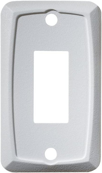 RV Designer Collection S381 Rocker Switch Mounting Plate, white