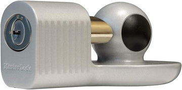 Master Lock 470-377DAT Nickel Chrome Finish, Zinc Die Cast Coupler Lock Pack of 1