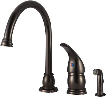 Dura Faucet (DF-NMK301-VB) RV Gooseneck Kitchen Faucet (Venetian Bronze)