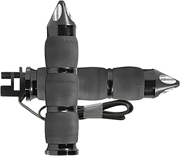 Avon Air Cushion Black Anodized Spike Heated 1" Grips (MT-IN-AIR-90ASH)