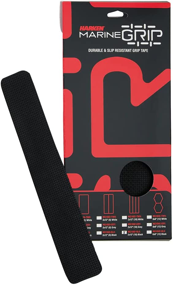 HARKEN MARINE GRIP TAPE 2X12 BLACK 10 PIECES
