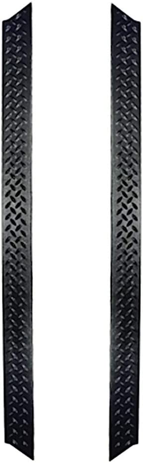 Rugged Ridge 11650.05 Black Diamond Plate Rocker Side Panel Kit