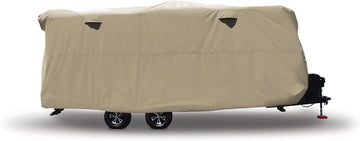 ADCO by Covercraft 74840 Storage Lot Cover for Travel Trailer RV, Fits 18'1"-20', Tan