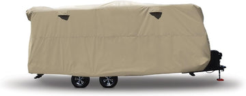 ADCO by Covercraft 74838 Storage Lot Cover for Travel Trailer RV, Fits up to 15', Tan