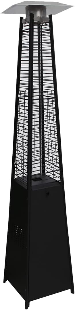 Blue Sky Outdoor Living PHPG8919B 360° Pillar of Flame Gas Outdoor Patio Heater – 42,000 BTU, Black, One Size
