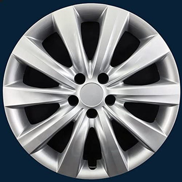 Fits 2011-2014 Toyota Corolla 16" Steel Wheels-Silver Hubcaps