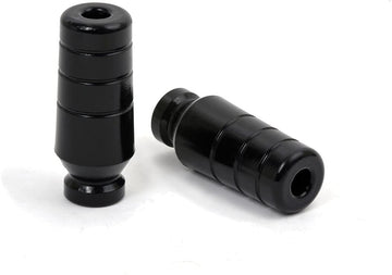 Daystar Jeep XJ Cherokee front 2" extended 5" tall polyurethane bump stop 1.57" diameter 2 per set, fits 1997 to 2001 2/4WD, KJ09114BK, Made in America, Black
