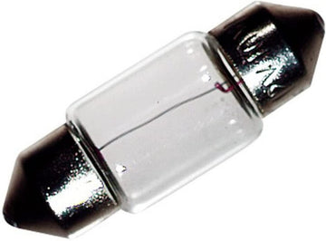 Ancor 529102 Marine Grade Electrical Light Bulb (Festoon End Cap, 12-Volt, 10-Watt, .83-Amp, Clear, 2-Pack)