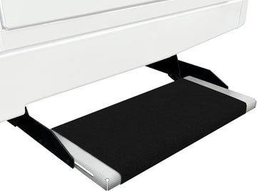Prest-O-Fit 2-0354 Outrigger Black 22" X 23" RV Step Rug