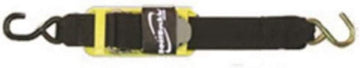 BoatBuckle Pro Series Kwik-Lok Transom Tie-Down, 2-Inch x 6-Feet, Black