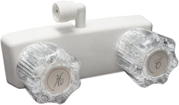 Dura Faucet (DF-SA100A1-WT) RV Shower Faucet Valve Diverter for Exterior Shower Boxes (White)