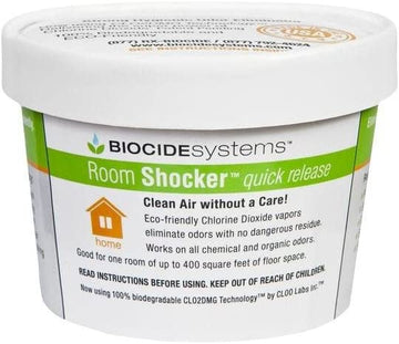 Biocide Systems Room Shocker 11g Chlorine Dioxide Odor Eliminator