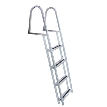 Dock Edge STAND-OFF Aluminum 4-Step Ladder w/Quick Release