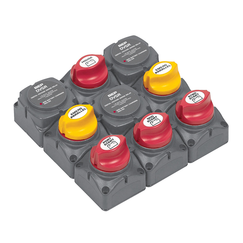 Dvxsr BEP Marine 719-140A-DVSR Battery Cluster for Triple Outboard Engine ...