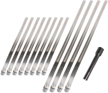 Design Engineering 010219 Positive Locking Tie and Tool Kit, (8) 9" and (4) 14" Locking Ties and Locking Tie Tool