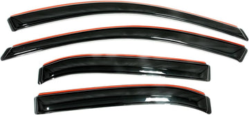 Auto Vent Shade 194981 in-Channel Vent Visor Side Window Deflector, 4-Piece Set for 2014-2018 Jeep Cherokee